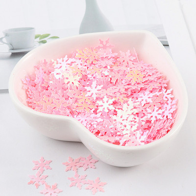 9 mm sniegpārsliņu vizuļi nagi skaistums DIY vizuļi ar rokām darināti materiāli kristāla māla krelles kāzu ballīte vizuļu mešana