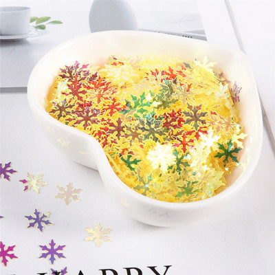 9 mm sniegpārsliņu vizuļi nagi skaistums DIY vizuļi ar rokām darināti materiāli kristāla māla krelles kāzu ballīte vizuļu mešana