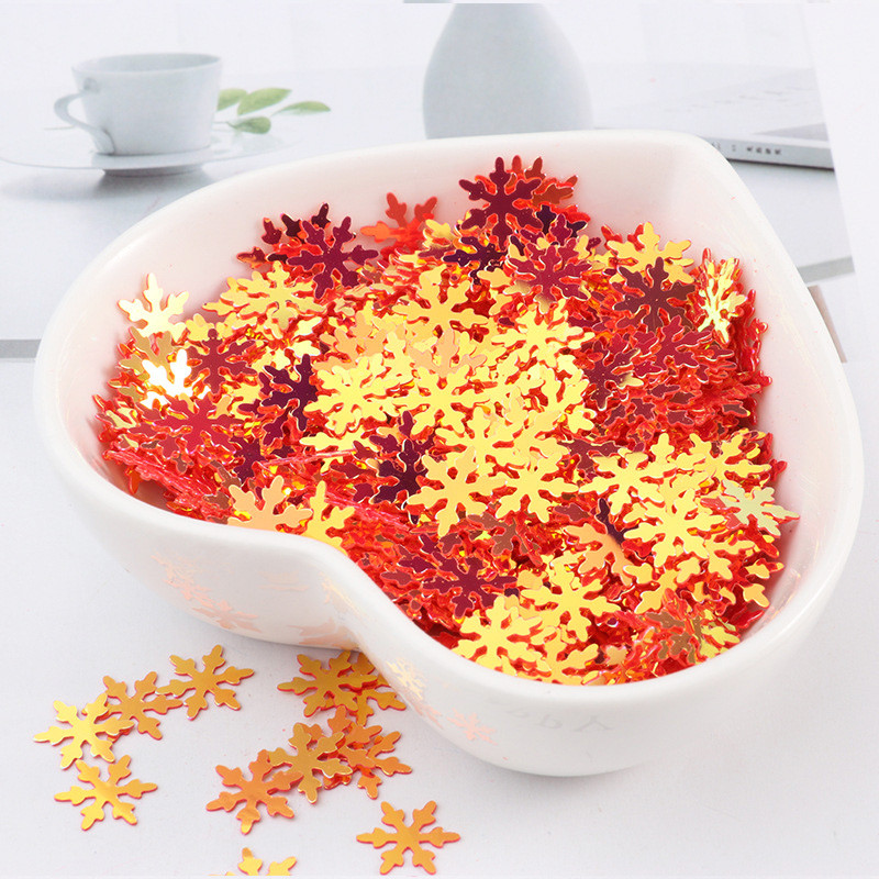 9 mm sniegpārsliņu vizuļi nagi skaistums DIY vizuļi ar rokām darināti materiāli kristāla māla krelles kāzu ballīte vizuļu mešana