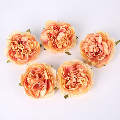 5PCS/Lot Božur Umjetno cvijeće Glava DIY vijenac Needwork Craft Lažno cvijeće za vjenčanje Dekoracija kućne sobe Božić