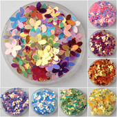 10 mm kauss piecu pirkstu ziedu fliteriem Paillettes Scrapbooking Lentejuelas Šūšana Kāzu Amatniecība Sieviešu apģērbi Aksesuāri DIY 10g