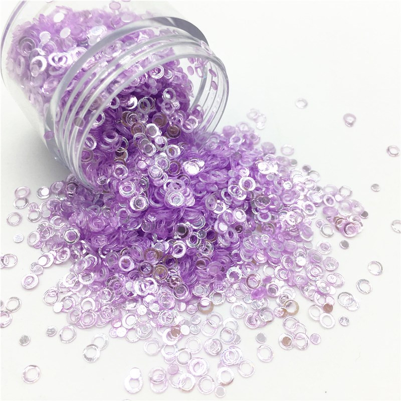 Divkārši vizuļi, 5 mm, apļveida gredzens, 3 mm, apaļš, punkta forma, vaļīgi vizuļi nagu mākslas sievietēm, nagu dekorēšana, šūšana bērniem, DIY piederumi 10g