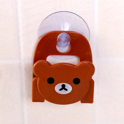 Karikatūras trauku auduma sūkļa turētājs ar piesūcekni Virtuves daudzfunkcionāls glabāšanas organizators Statīvs ēdamistabas virtuves plauktu organizators