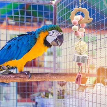 African Grey Parrot Toys Chew Toys for Parrots Παιχνίδια καθαρισμού δοντιών Ανθεκτικά στο δάγκωμα για Budgerigars Cockatoo Parakeets African Gre