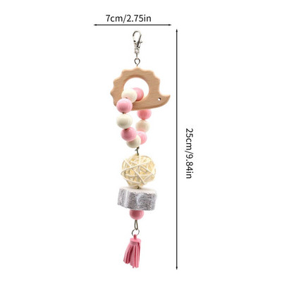 Āfrikas pelēko papagaiļu rotaļlietas košļājamās rotaļlietas papagaiļiem. Zobu tīrīšanas rotaļlietas, kas izturīgas pret sakodieniem viļņojošām papagaiļiem Kakadu papagailis Āfrikas gre