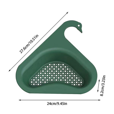 Virtuves izlietnes sietiņš Atlikušo notekas grozu zupa Atkritumu filtrs Daudzfunkcionāls piekarināms augļu un dārzeņu kanalizācijas statīvs