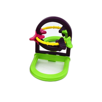 Papagaiļu laktas putnu apmācības statīvs ķepu slīpēšanai