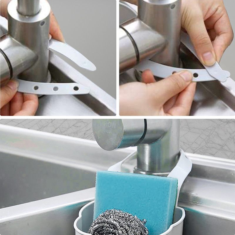 Pārnēsājams mājas virtuves piekarināms notekas plaukts maiss grozs vannas uzglabāšanas rīki izlietnes turētājs izlietnes organizators virtuves un vannas istabas priekšmeti