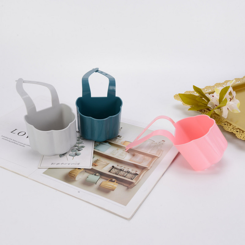 Pārnēsājams mājas virtuves piekarināms notekas plaukts maiss grozs vannas uzglabāšanas rīki izlietnes turētājs izlietnes organizators virtuves un vannas istabas priekšmeti