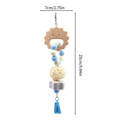 Μεγάλα Παιχνίδια Πουλιών Παπαγάλος Μασάτε Παιχνίδια Πουλιά Παιχνίδια Δαγκώματος για Καθαρισμό Δοντιών και Διασκέδαση για Αφρικανικά Γκρι Κοκατίελ Budgerigars