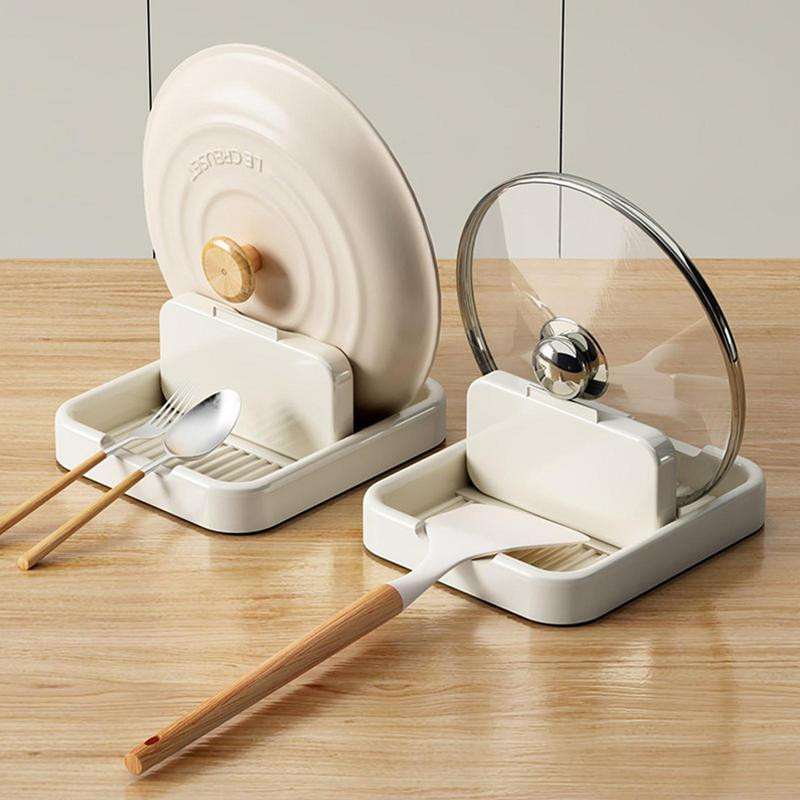 NordicStyle katla vāka statīvs daudzfunkcionāls lāpstas uzglabāšanas turētājs Ērti lietojams karotes atbalsta statīvs virtuves piederumu karotes paliktņa turētājam