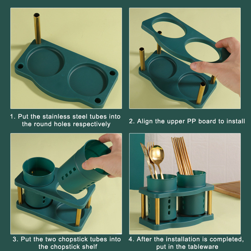 Galda piederumu organizators Virtuves dakša Karote notekas uzglabāšanas turētājs Noņemams trauki galda piederumu drenāžas uzglabāšanas kaste Virtuves organizators