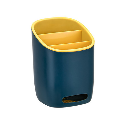 Jauns 1 gab galda piederumu notekas statīvs karotes dakšiņas irbulīši Divslāņu galda piederumu turētājs galda piederumu drenāžas dēļa organizators virtuves rīks