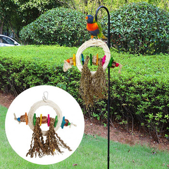 Екологична играчка за дъвчене на птици Играчка за дъвчене Keep Active Bird Toy Conure Африканска сива клетка Играчка