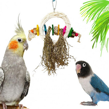 Φιλικό προς το περιβάλλον Bird Chew Toy Chewable Keep Active Bird Toy Conure African Grey Cage Toy