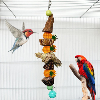 Parrot Toy Anti-fade Rich Accessory Claws Grinding Pet Bird Интерактивна играчка Bird Toy Pet Cage