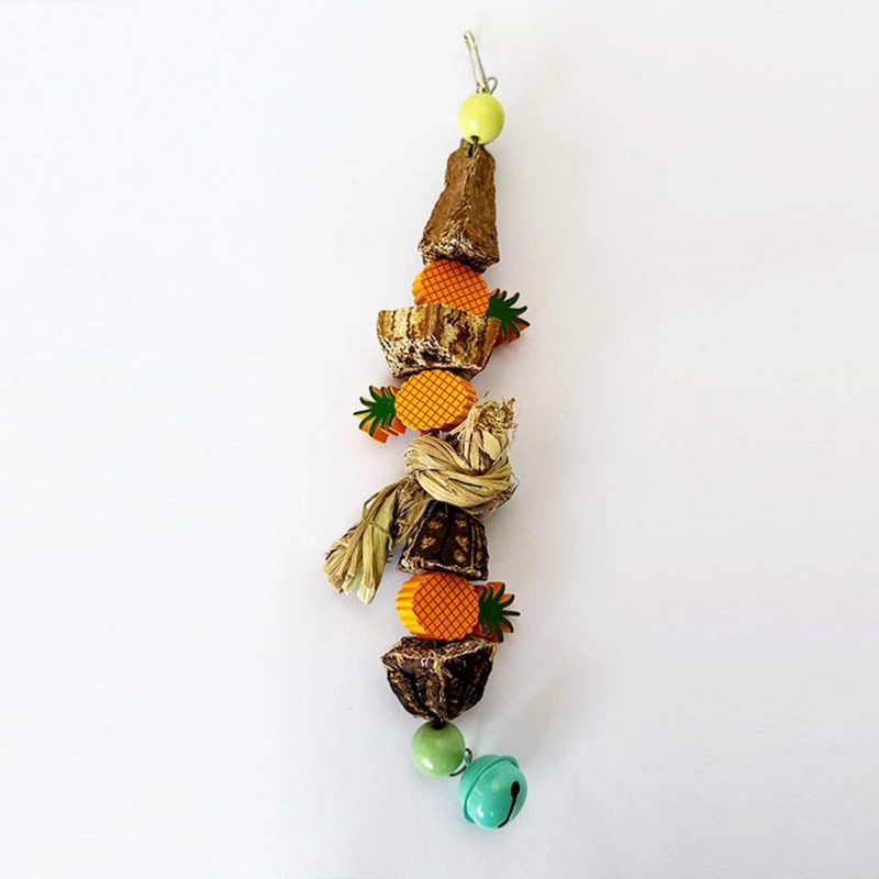 Papagaiļa rotaļlieta pret izbalēšanu, bagātīgi aksesuāri, nagi slīpēšana mājdzīvnieku putns interaktīva rotaļlieta putnu rotaļlieta mājdzīvnieku būris