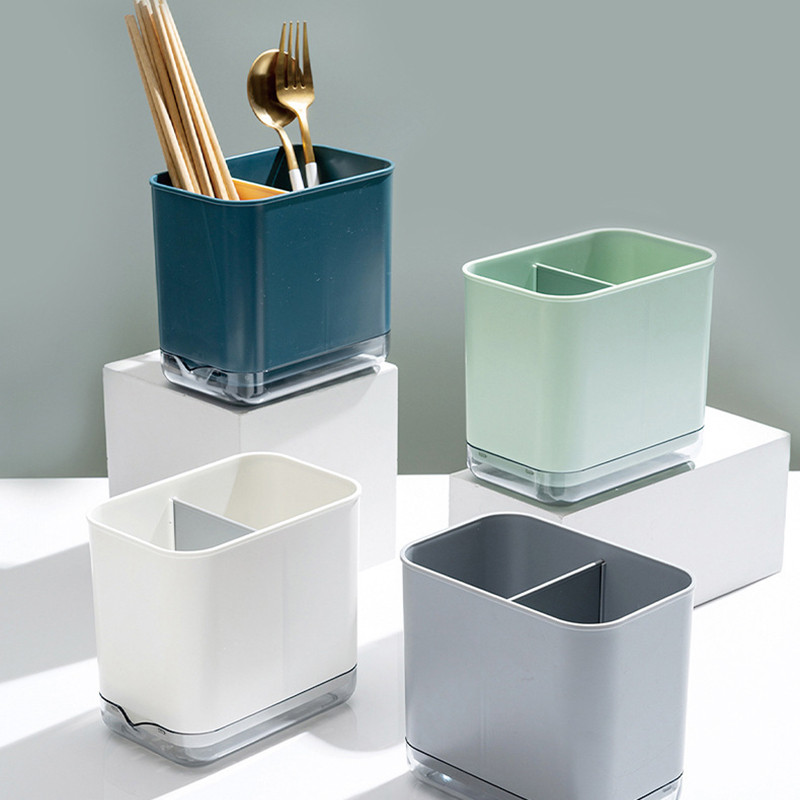 Galda piederumu iztukšošanas plaukta organizators Daudzfunkcionāls karotes dakšiņas irbulīša uzglabāšanas turētājs mājsaimniecības virtuves galda piederumu glabāšanas kaste