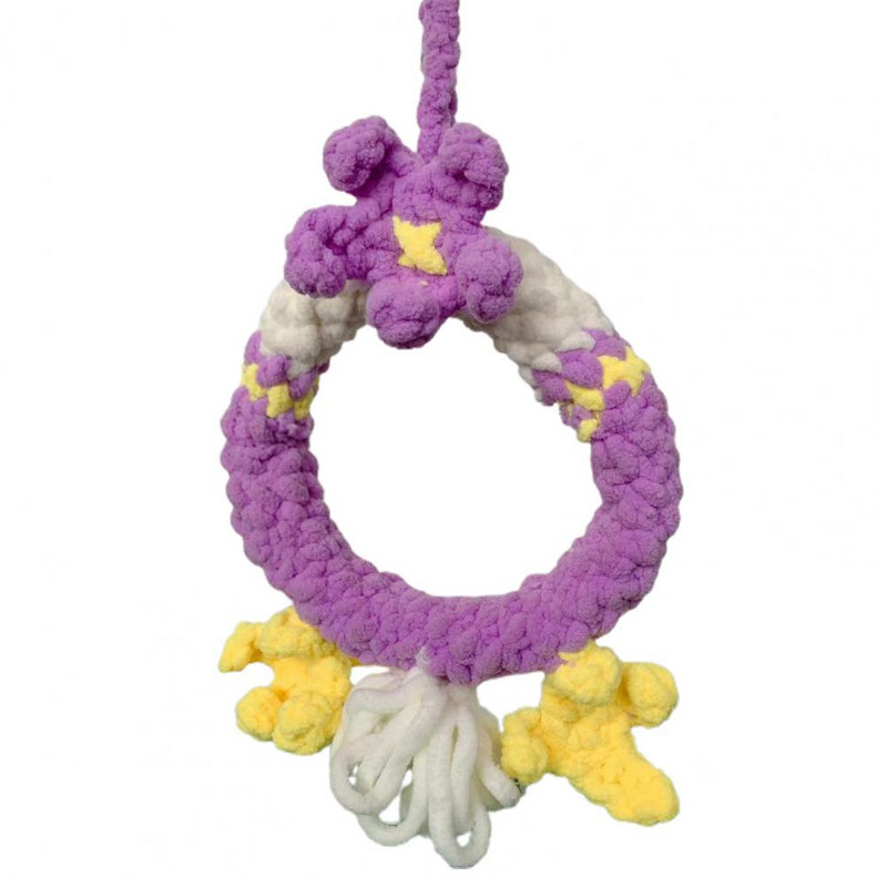 Smieklīga rotaļlieta papagailīša šūpošanās gredzenā, nodilumizturīga, stāvoša, uzticama papagailis gredzenu statīvs kāpšanas rotaļlieta