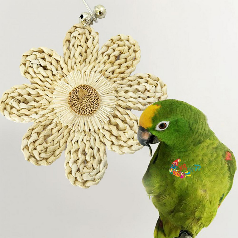 Veselīga, izturīga papagaiļa putnu košļājamā košļājamā rotaļlieta Droša putna košļājamā rotaļlieta, nodilumizturīga būra piederumi