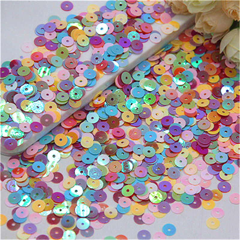 Παγιέτες 3mm PVC Επίπεδες στρογγυλές φαρδιές παγιέτες Πιλέτες Ράψιμο Νυφικό Φόρεμα Καπέλα Παπούτσια DIY Χειροποίητα Αξεσουάρ 3000 τμχ (10g)