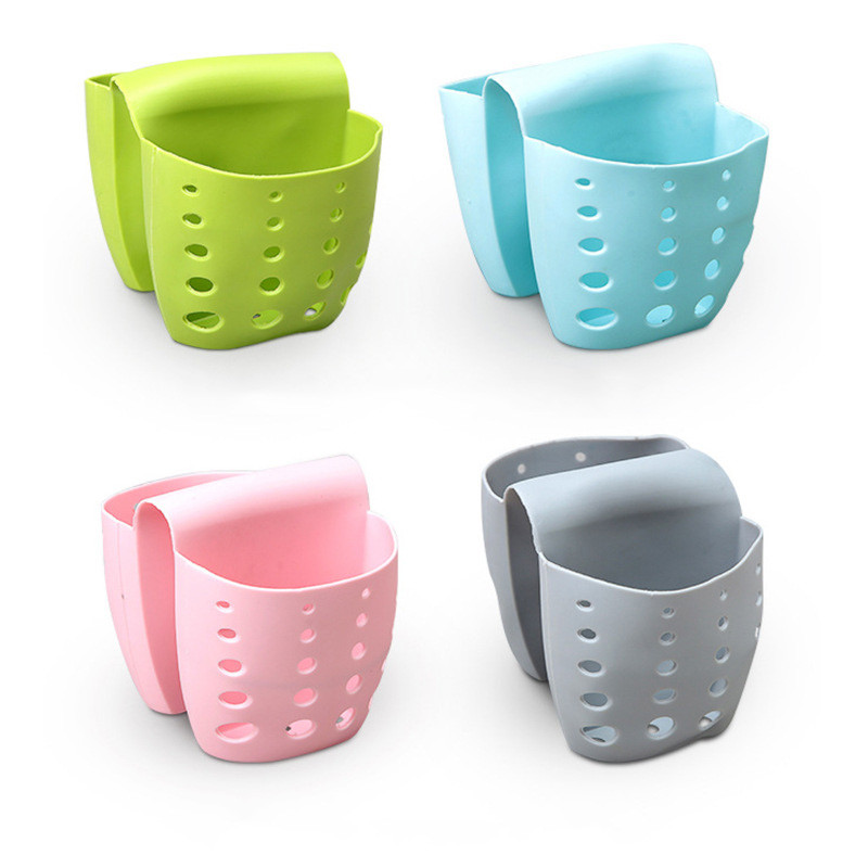 Virtuves piederumi Izlietne Dubultā groza Ziepju Sūkļa Turētājs Trauki Organizatora Soma Vannas istabas Piekarināmais notekas groza glabāšanas plaukts