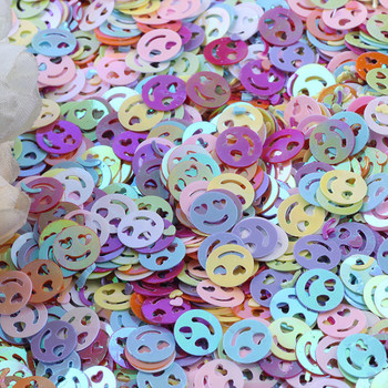 Paillettes AB Смесени цветове Множество форми Свободни PVC пайети Шевни находки Изкуство Коледно сватбено парти Изкуство Направи си сам декорация 20g