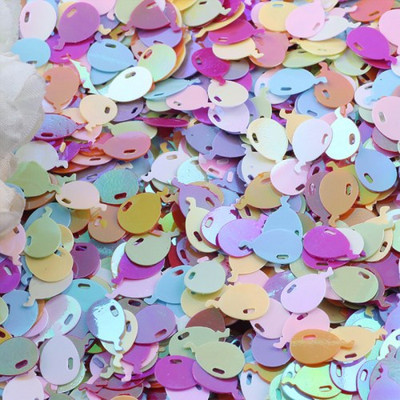 Paillettes AB jauktas krāsas, dažādas formas vaļīgi PVC sequins šūšanas atradumi amatniecības Ziemassvētku kāzu ballītes māksla DIY dekorēšana 20g