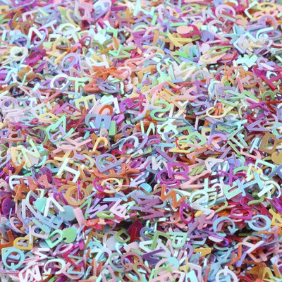 Paillettes AB jauktas krāsas, dažādas formas vaļīgi PVC sequins šūšanas atradumi amatniecības Ziemassvētku kāzu ballītes māksla DIY dekorēšana 20g