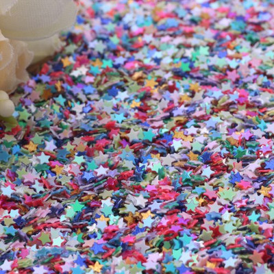 Paillettes AB jauktas krāsas, dažādas formas vaļīgi PVC sequins šūšanas atradumi amatniecības Ziemassvētku kāzu ballītes māksla DIY dekorēšana 20g