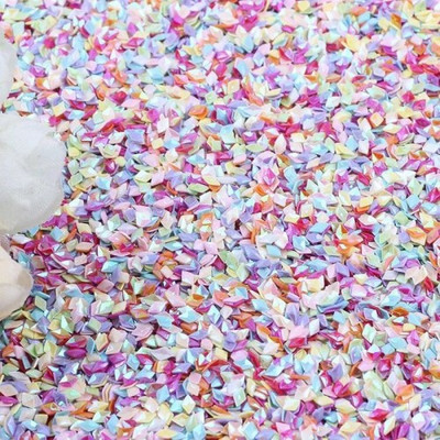 Paillettes AB jauktas krāsas, dažādas formas vaļīgi PVC sequins šūšanas atradumi amatniecības Ziemassvētku kāzu ballītes māksla DIY dekorēšana 20g