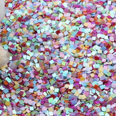 Paillettes AB jauktas krāsas, dažādas formas vaļīgi PVC sequins šūšanas atradumi amatniecības Ziemassvētku kāzu ballītes māksla DIY dekorēšana 20g