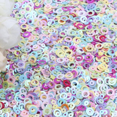 Paillettes AB jauktas krāsas, dažādas formas vaļīgi PVC sequins šūšanas atradumi amatniecības Ziemassvētku kāzu ballītes māksla DIY dekorēšana 20g