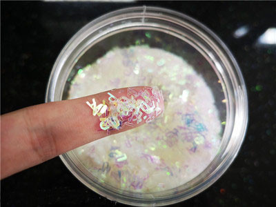 Īpaši plāni 4 mm burtu formas vizuļi 3D nagu mirdzoši pailletes lāzera sudraba videi draudzīgs PET sequin Nails Art manikīra materiāls 8g