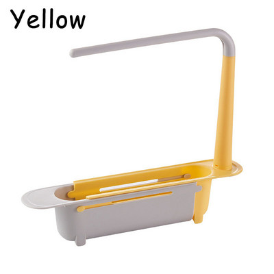 Virtuves teleskopiskā izlietne plaukts drenāžas plaukti ziepju sūklis turētājs dvieļu organizators plaukts uzglabāšanas grozs vannas istabas virtuves piederumi