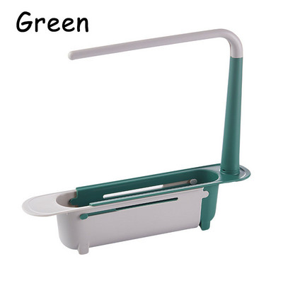 Virtuves teleskopiskā izlietne plaukts drenāžas plaukti ziepju sūklis turētājs dvieļu organizators plaukts uzglabāšanas grozs vannas istabas virtuves piederumi