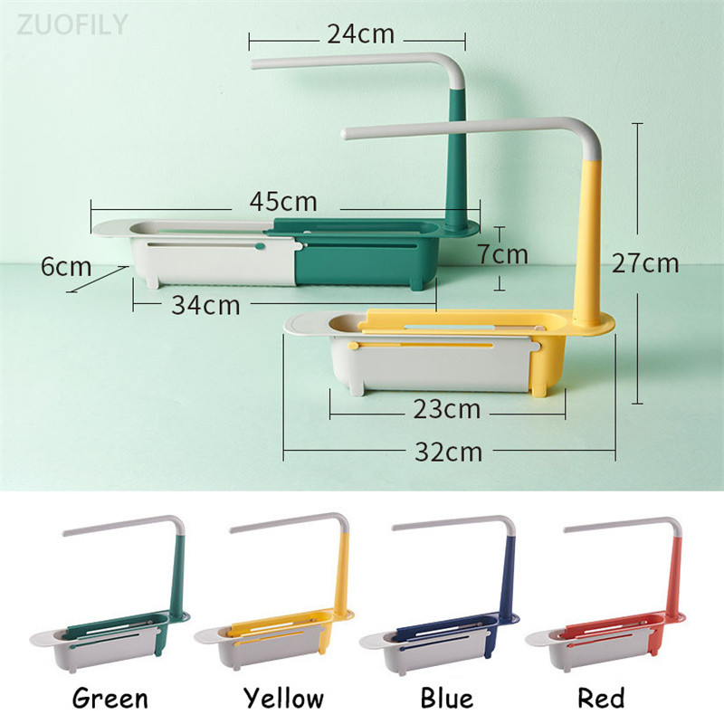 Virtuves teleskopiskā izlietne plaukts drenāžas plaukti ziepju sūklis turētājs dvieļu organizators plaukts uzglabāšanas grozs vannas istabas virtuves piederumi