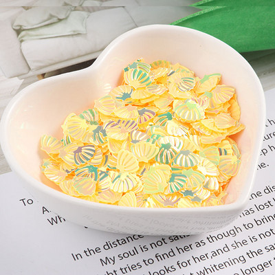 Jūras gliemežvāku sequins 7mm PVC brīvi vizuļi mirdzoši paletes nagu mākslas manikīram šūšanai kāzu dekors konfeti 600gab