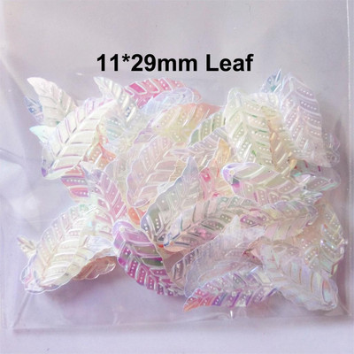 Star Leaves Diamond Oval PVC πούλιες Flat Paillette ένδυμα Σκουλαρίκια Αξεσουάρ Shining AB Spangles Mix Colors 100 τμχ/παρτίδα