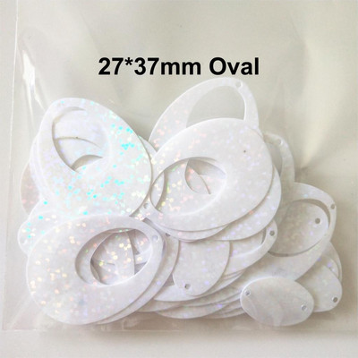 Star Leaves Diamond Oval PVC πούλιες Flat Paillette ένδυμα Σκουλαρίκια Αξεσουάρ Shining AB Spangles Mix Colors 100 τμχ/παρτίδα