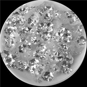 6 mm/8 mm/10 mm plūmju ziedu formas, sequins, paletes, šūšanas amatniecība, baltās sērijas izrotājumi, sieviešu apģērbu aksesuāri