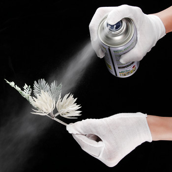 1 Ζεύγος Λευκά βαμβακερά γάντια Προστασία εργασίας Γάντια για Κοσμήματα Εκτίμηση Λεπτό μεσαίο καθαρισμό Προμήθειες κηπουρικής εθιμοτυπίας