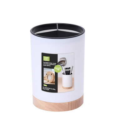 Virtuves uzglabāšanas statīvs kanalizācija nazim dakšai karotei Irbulīši Noņemami galda piederumu organizators Daudzfunkcionāli virtuves piederumi