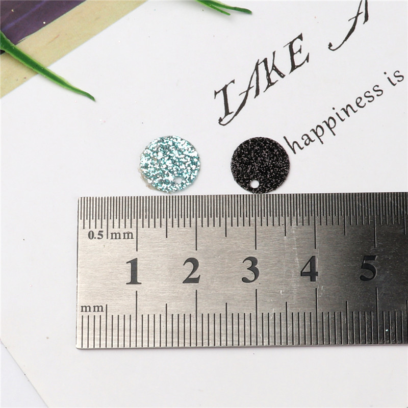 iSequins 200Gb 10mm mirdzoši vizuļi Plakani apaļi PVC vizuļi ar zibspuldzes pulvera kastēm amatniecībai para manualidades