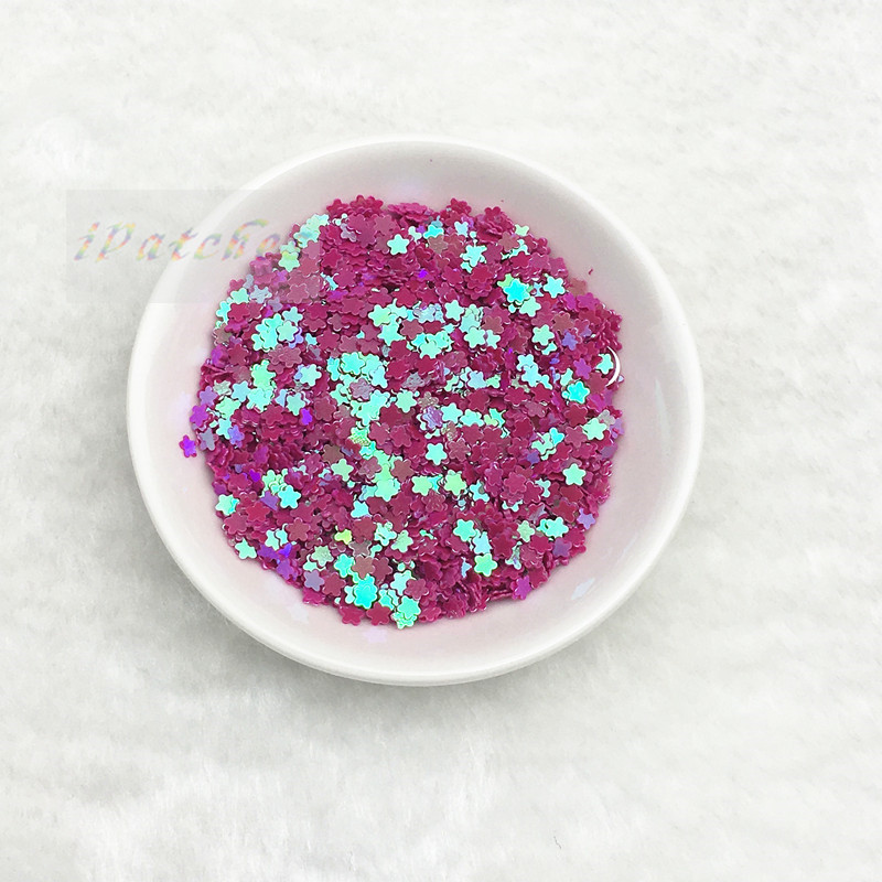 3 mm plūmju formas sequin Nail Art Glitter Paillette DIY nagu uzgaļi Nagu dizains Glitter Flower sequins nagu skaistumkopšanas dekorācijas