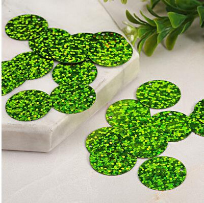 Paillette 30mm Lieli plakani, apaļi fliteri Plakani PVC Paillettes vaļīgi fliteri kāzu karvām Lentejuelas Para Coser 10g