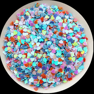 Modes naglu vizuļi 20g 3mm Love Heart Shape brīvi vizuļi Nails Arts manikīram/šūšanai Amatniecības/kāzu dekorēšanas konfeti