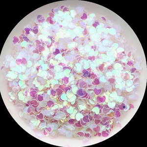 Modes naglu vizuļi 20g 3mm Love Heart Shape brīvi vizuļi Nails Arts manikīram/šūšanai Amatniecības/kāzu dekorēšanas konfeti