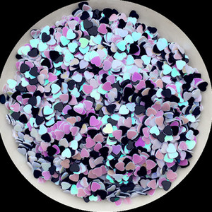 Modes naglu vizuļi 20g 3mm Love Heart Shape brīvi vizuļi Nails Arts manikīram/šūšanai Amatniecības/kāzu dekorēšanas konfeti