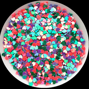 Modes naglu vizuļi 20g 3mm Love Heart Shape brīvi vizuļi Nails Arts manikīram/šūšanai Amatniecības/kāzu dekorēšanas konfeti